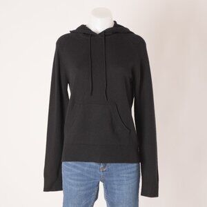 Banana Republic Black Cashmere Hoodie Sweater Size US M